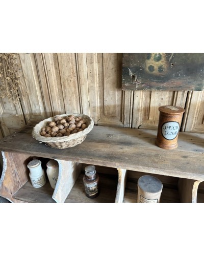 Ancien meuble grainetier en bois