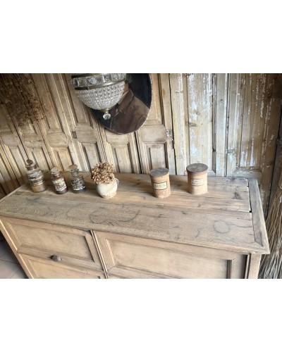 Ancien meuble à clapets en chêne