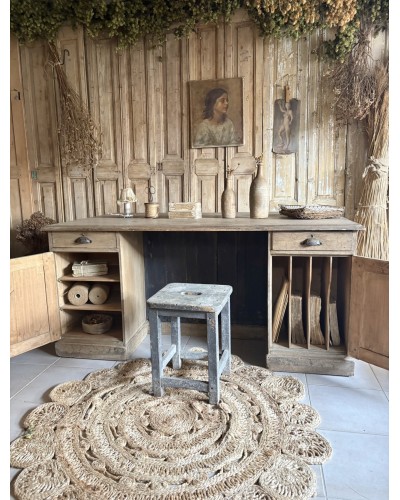 Magnifique ancien bureau double face