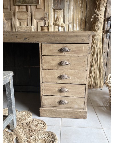 Magnifique ancien bureau double face