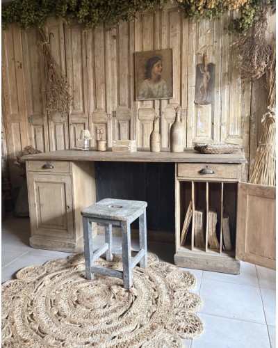 Magnifique ancien bureau double face