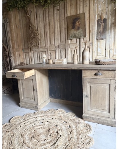 Magnifique ancien bureau double face