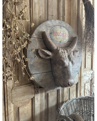 Enseigne vintage boucherie