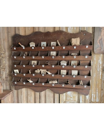 Ancien panneau porte cartes murales