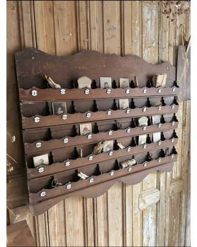 Ancien panneau porte cartes murales