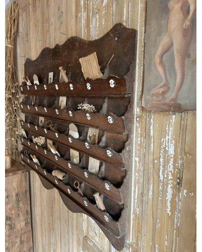 Ancien panneau porte cartes murales