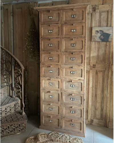 Meuble de notaire à clapets en bois