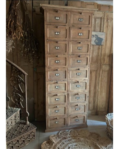 Meuble de notaire à clapets en bois