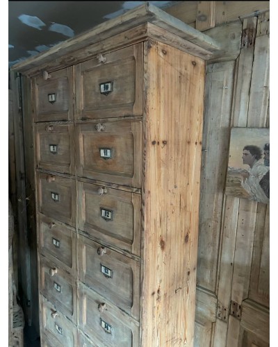 Meuble de notaire à clapets en bois