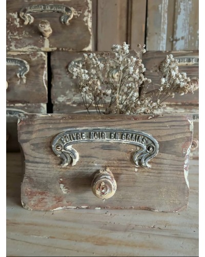 Ancien tiroir "Poivre noir en grain"