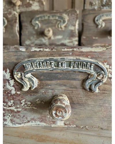 Ancien tiroir "Moutarde en poudre"