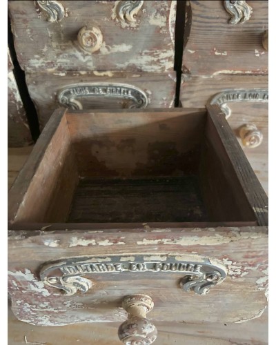 Ancien tiroir "Moutarde en poudre"