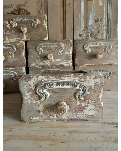 Ancien tiroir "Semoule blanche"