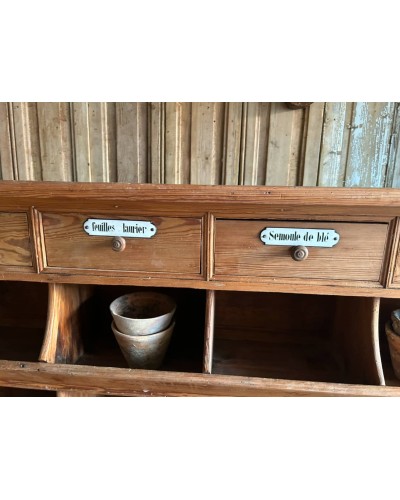 Exceptionnel meuble grainetier