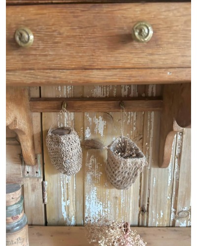 Ancienne barbière , petit armoire vintage avec miroir